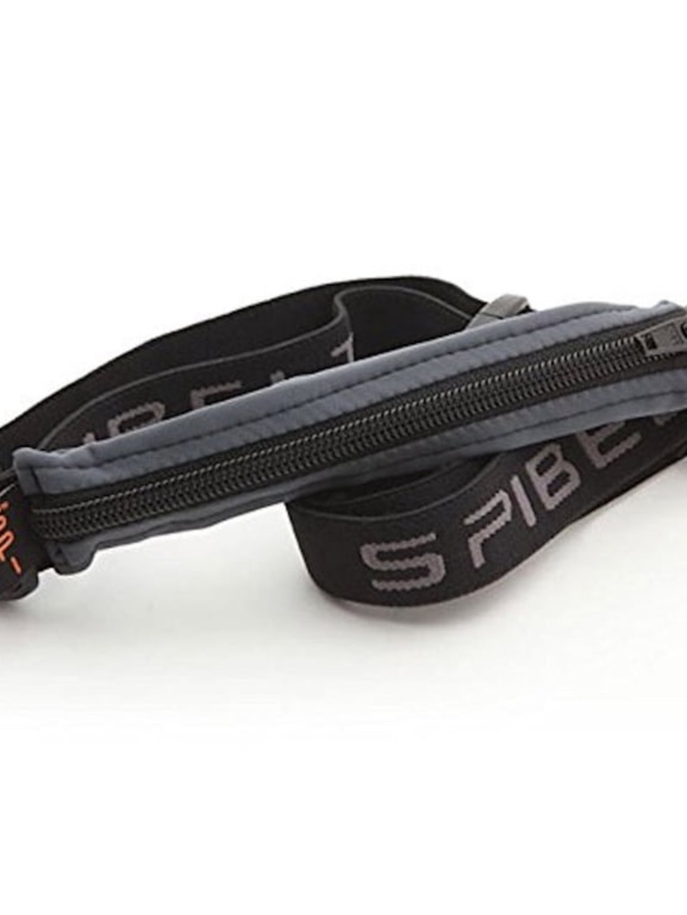 SPIbelt Black Running Belt with Zip Pocket